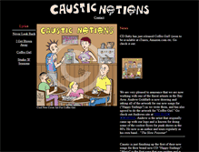 Tablet Screenshot of causticnotions.com